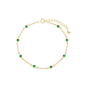 Colored Diamond By The Yard Bracelet