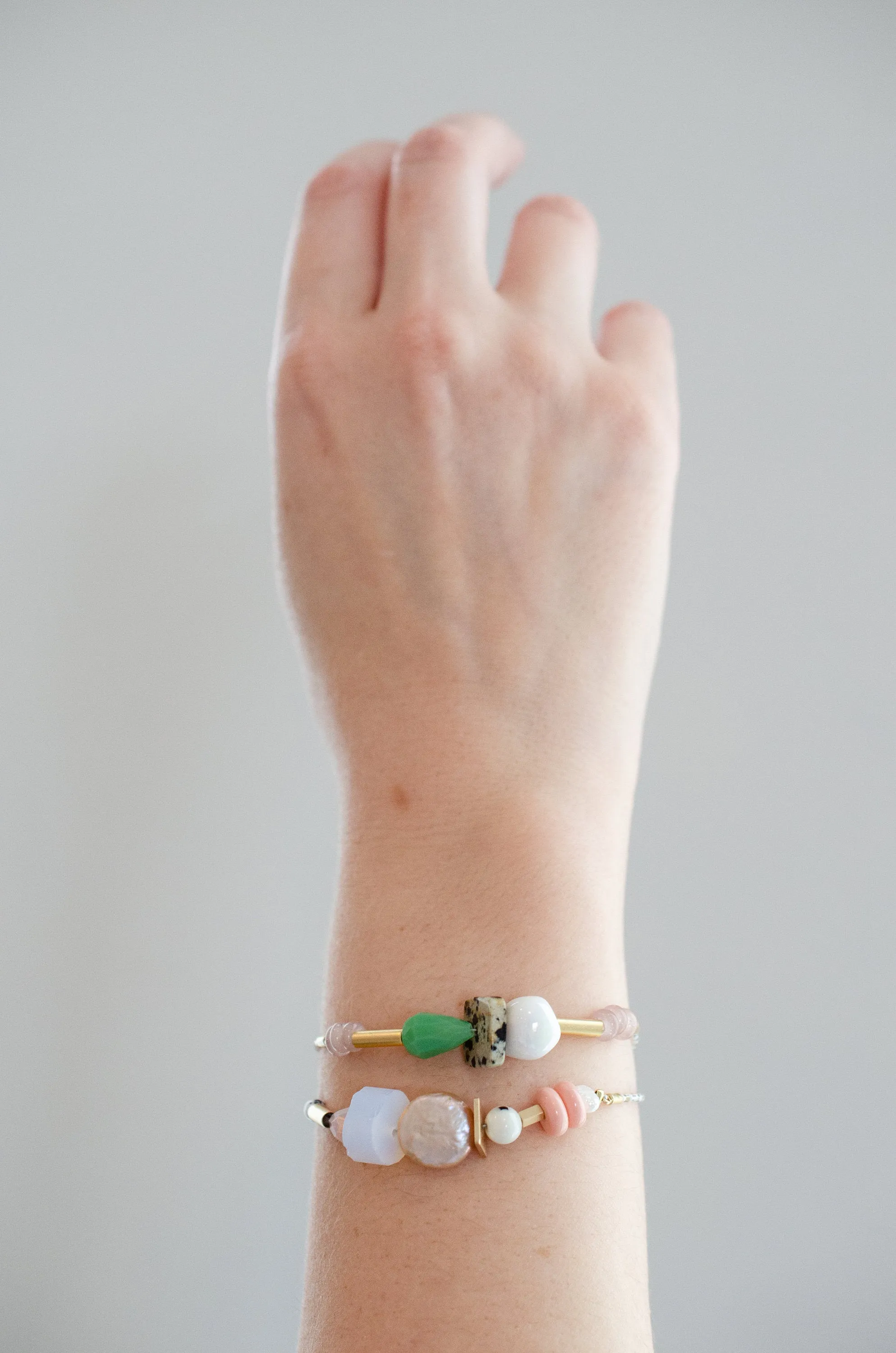 Colorful beaded bracelet, pull tie bracelet, gemstone bracelet, friendship bracelet, multi stone bracelet, beaded chain bracelet, gift