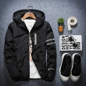 'Concrete Rose' Windbreaker