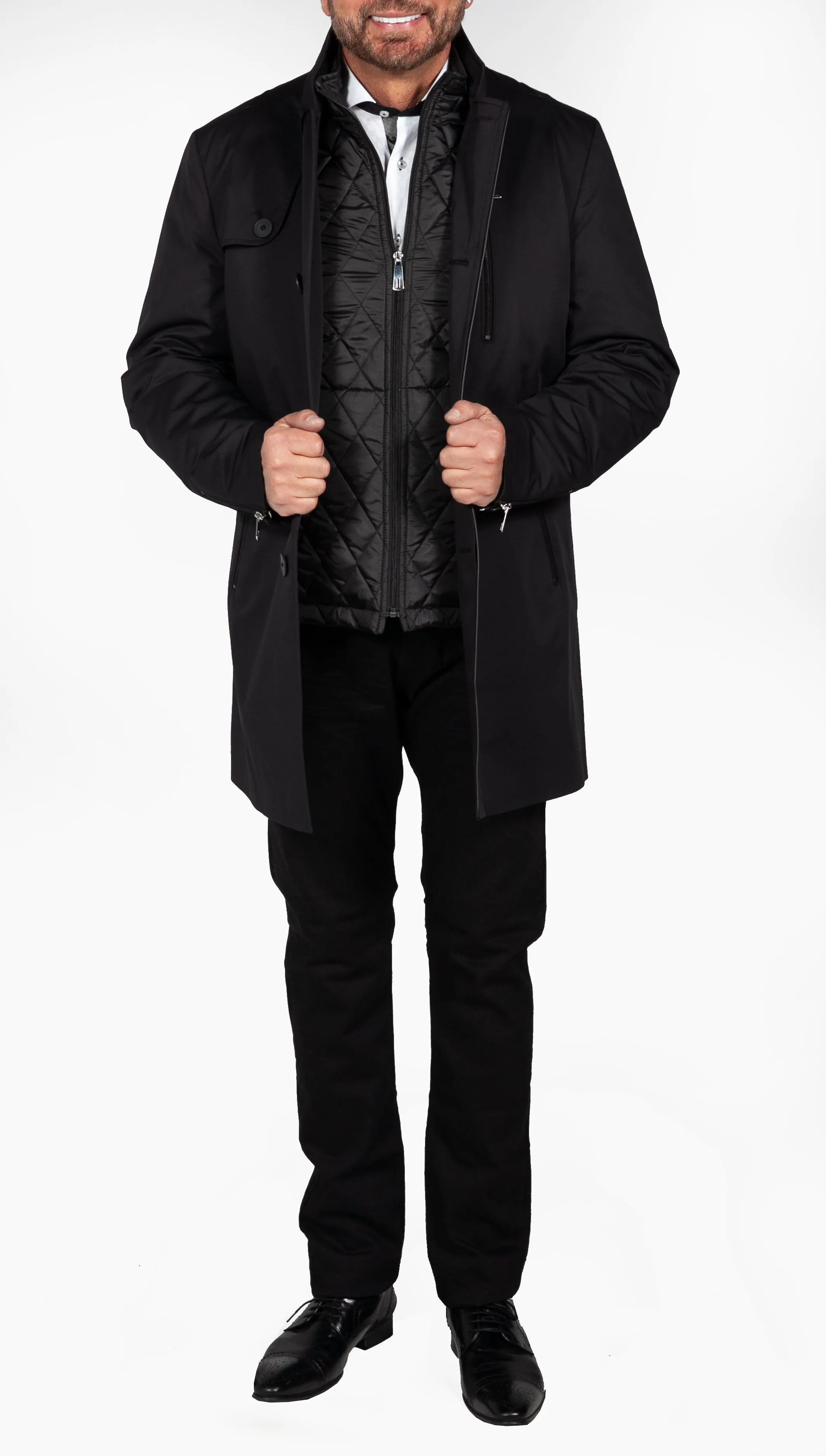Cosiani Black 2 Piece Peacoat