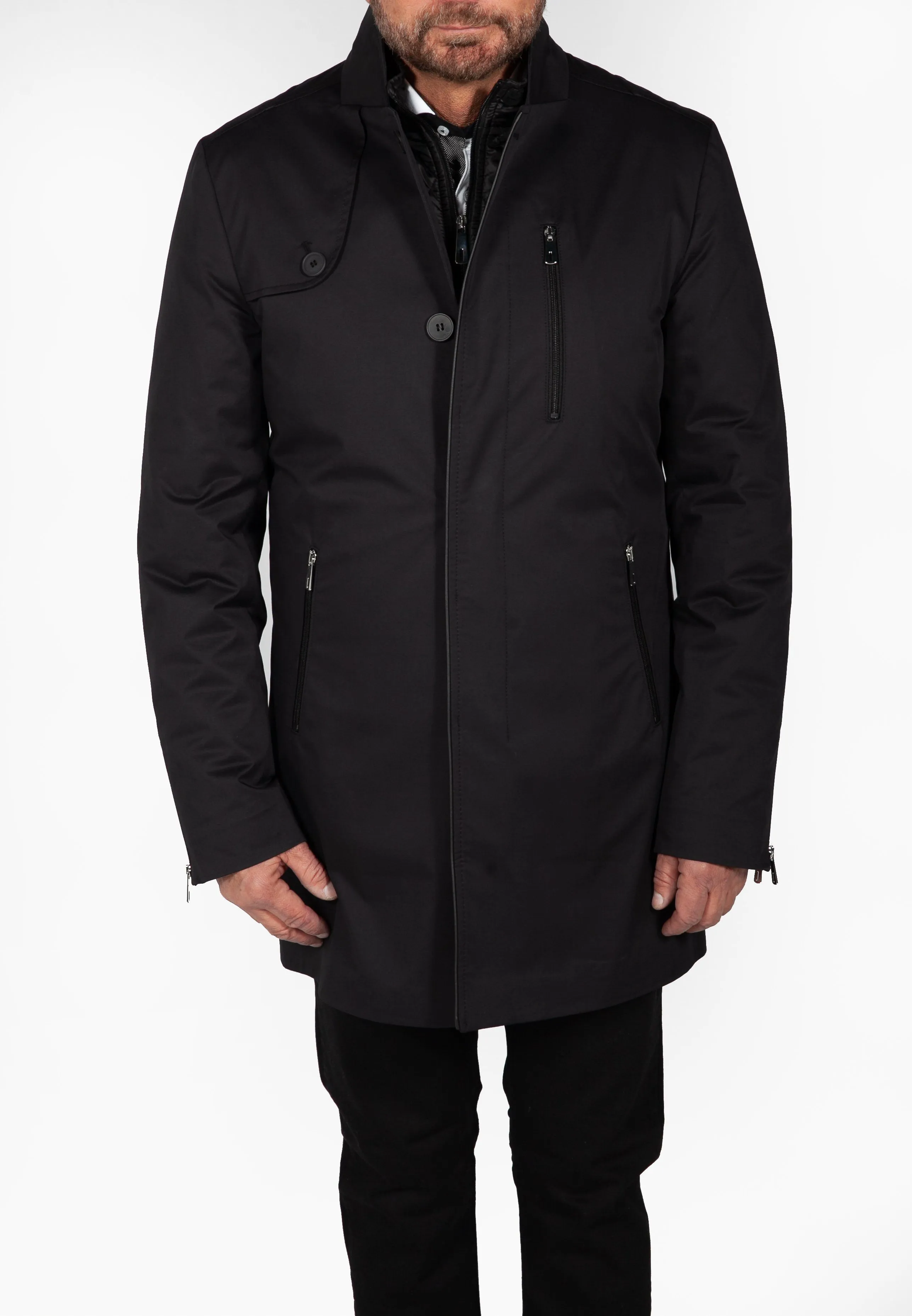 Cosiani Black 2 Piece Peacoat