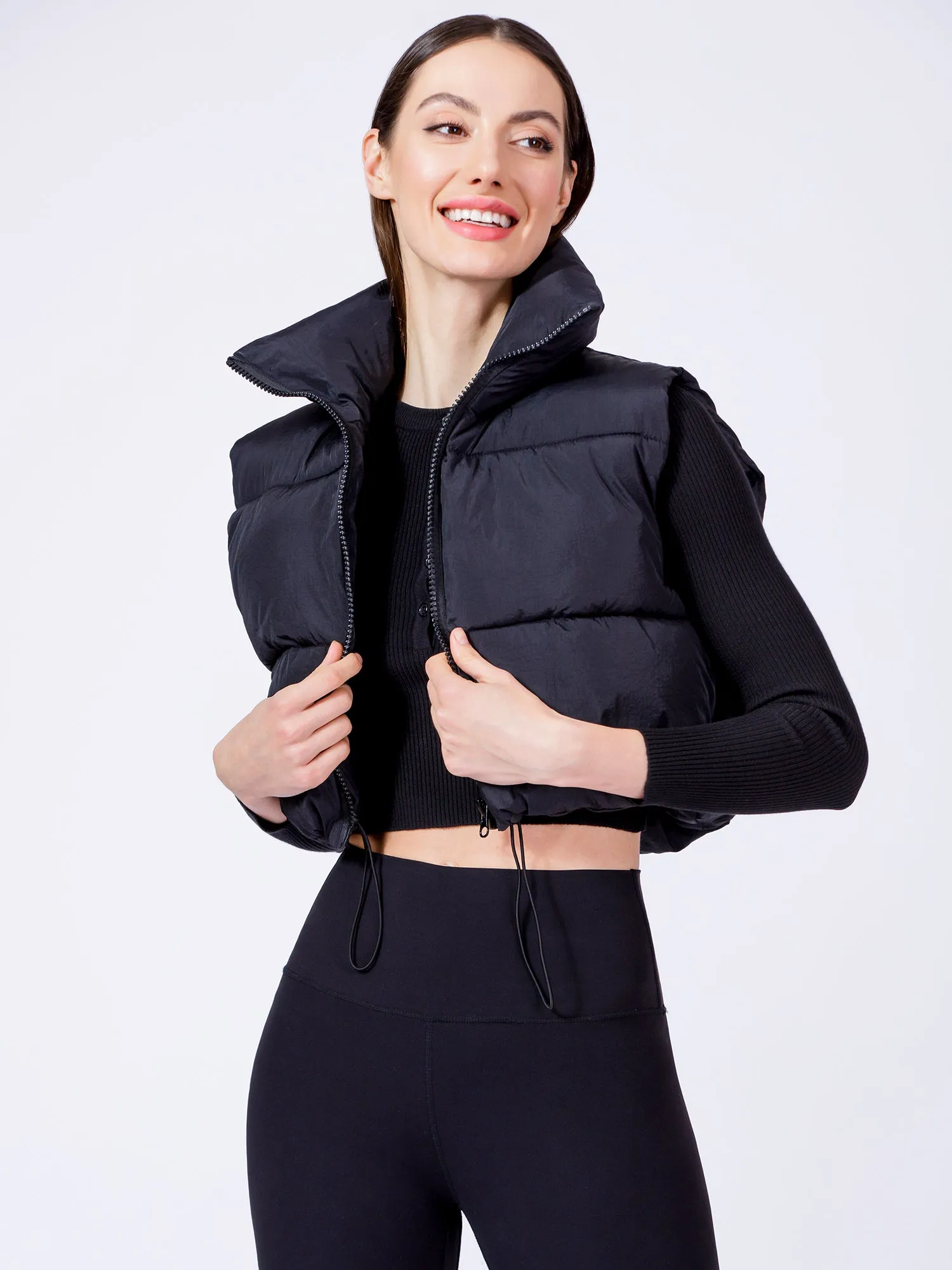 CROPPED PUFFER VEST