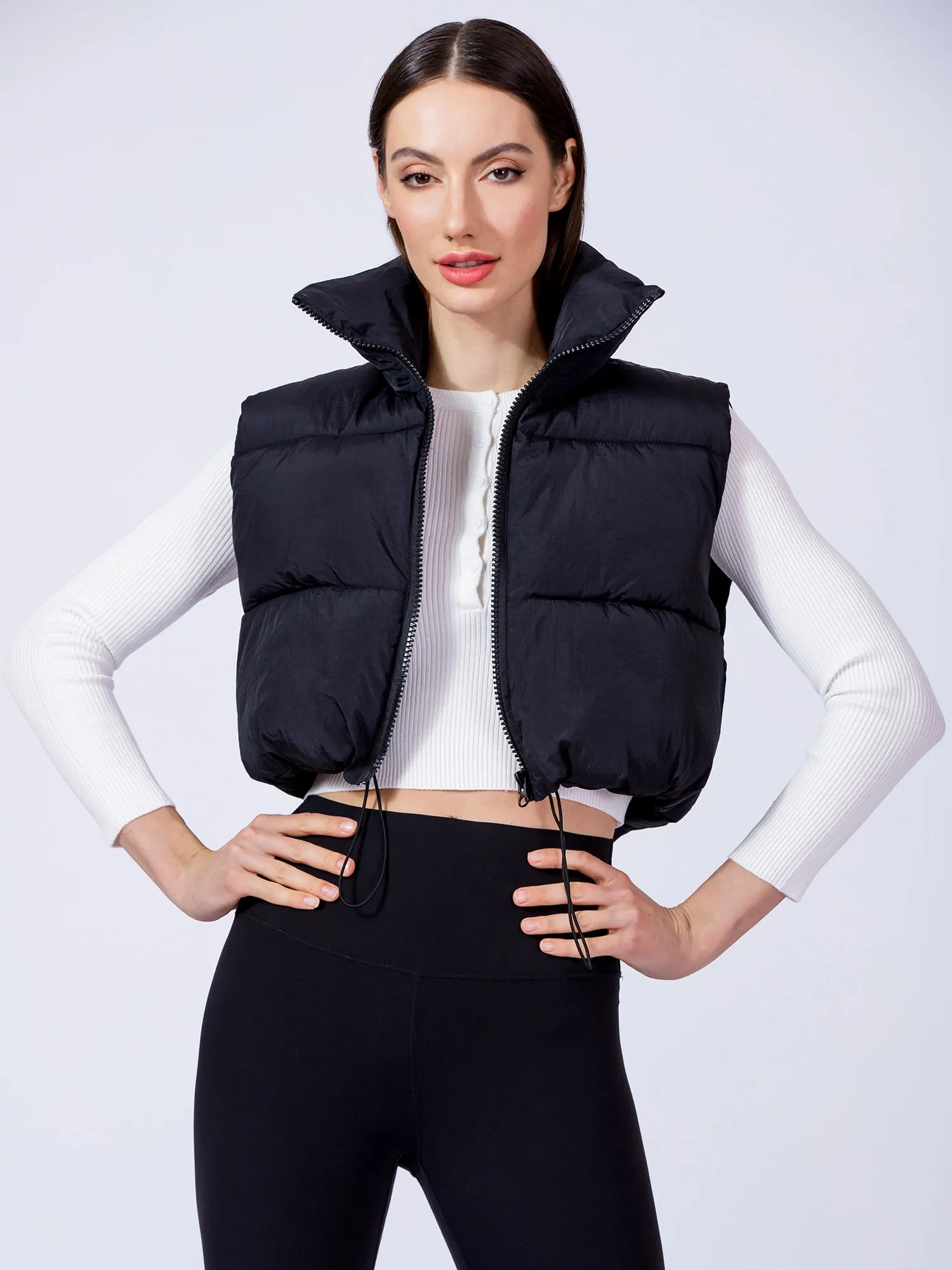 CROPPED PUFFER VEST