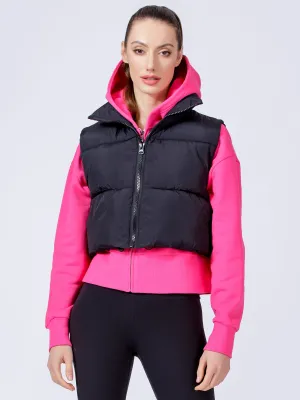 CROPPED PUFFER VEST