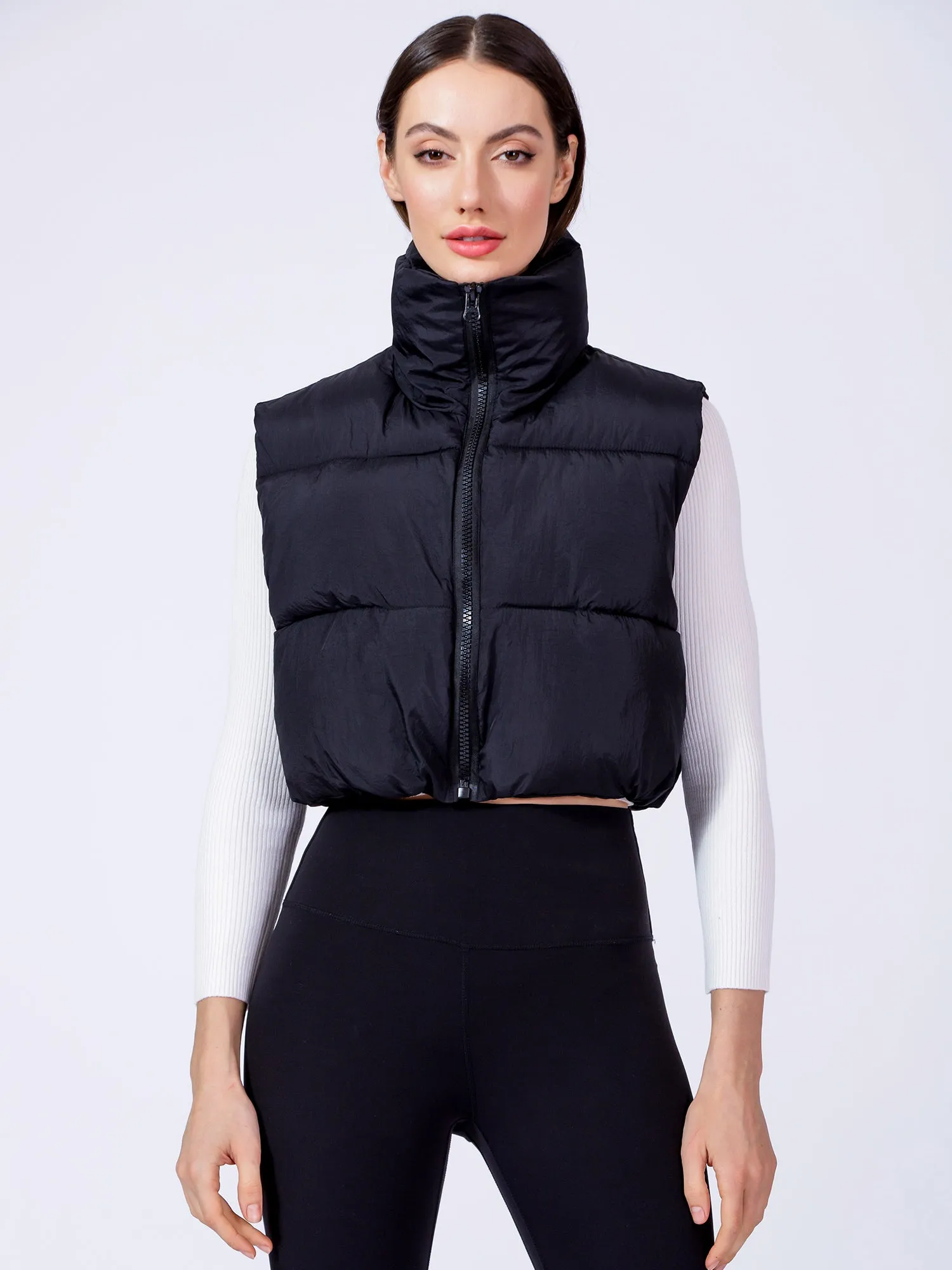 CROPPED PUFFER VEST