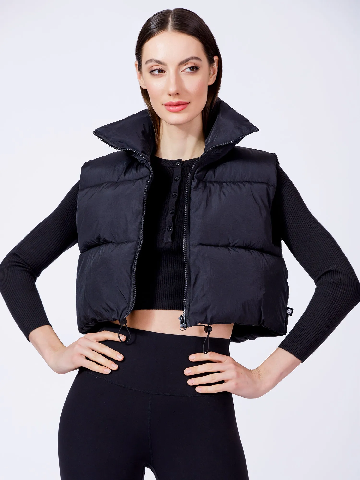 CROPPED PUFFER VEST