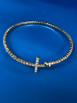 CROSS CUFF BRACELET