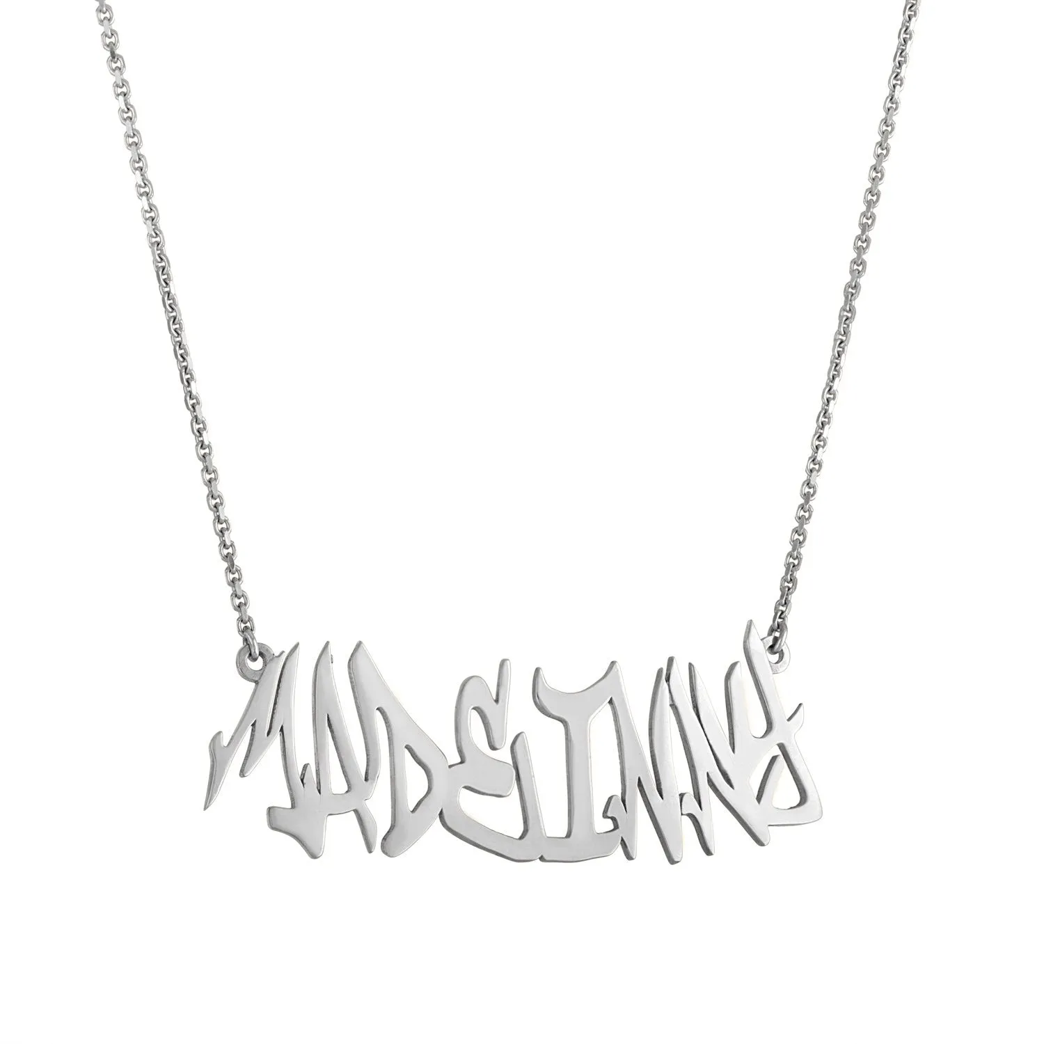 Custom Graffiti Necklace