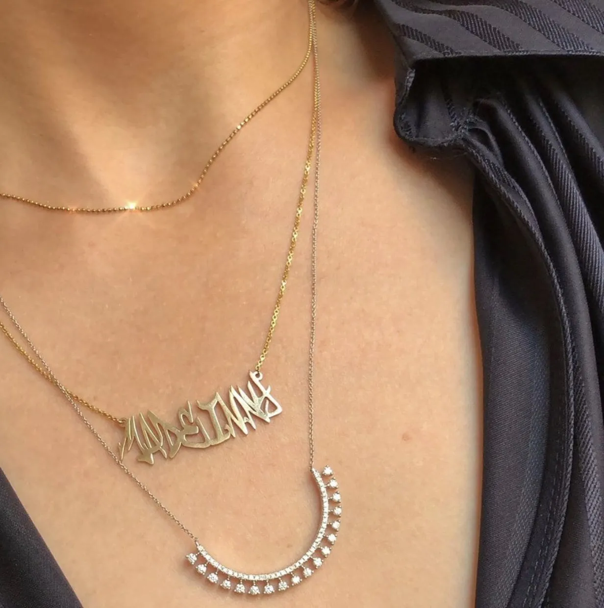 Custom Graffiti Necklace