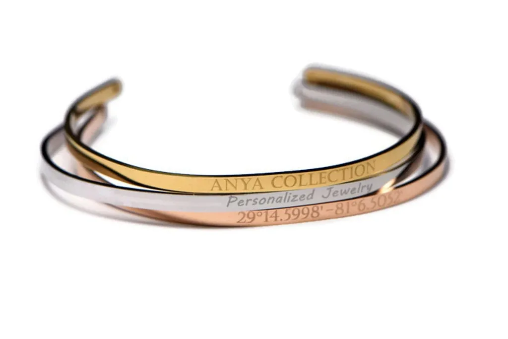 Custom Text Bracelet