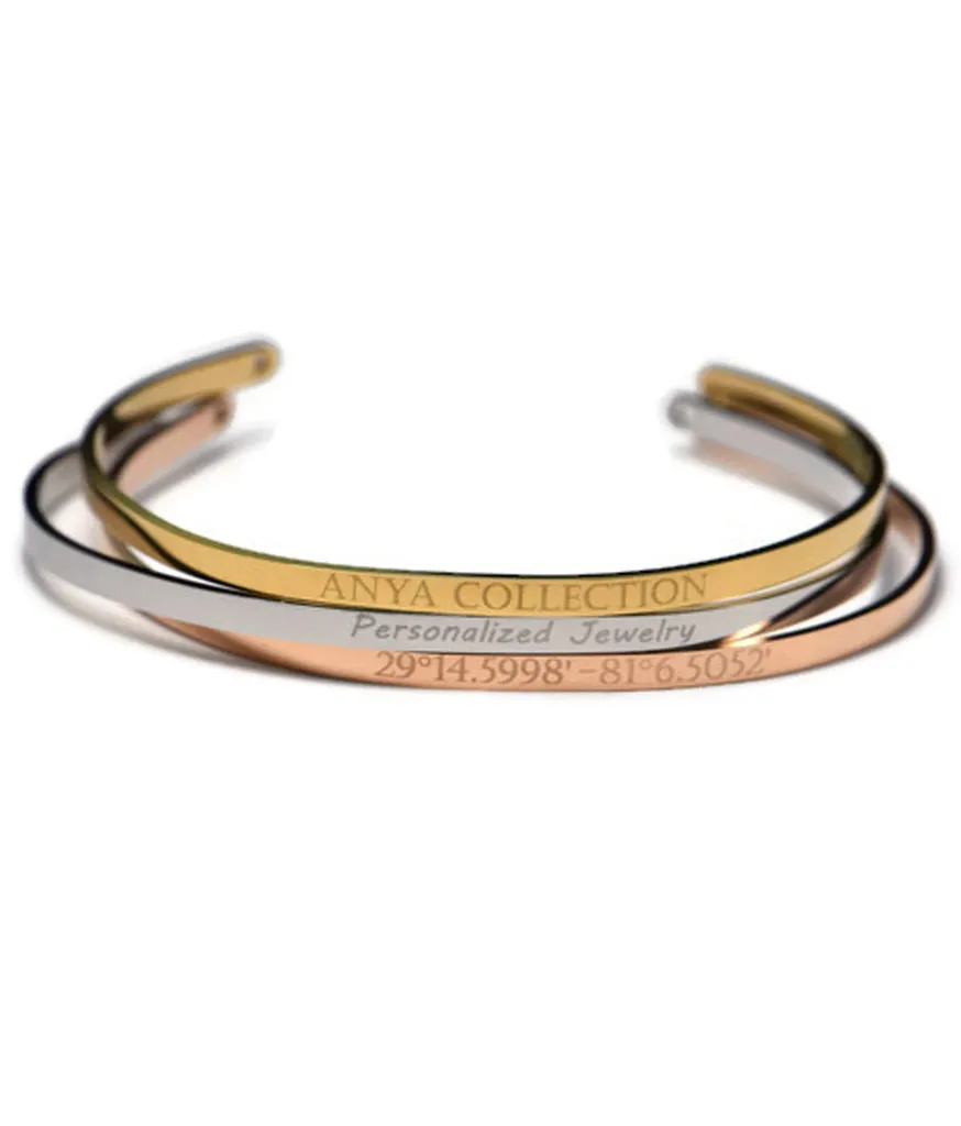 Custom Text Bracelet
