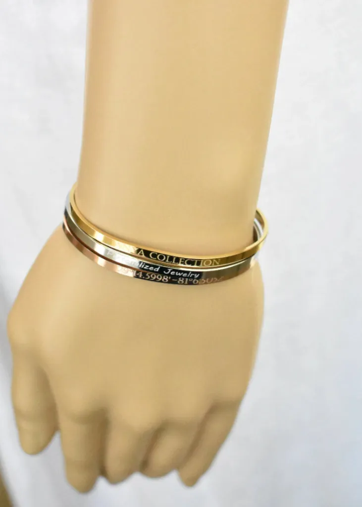 Custom Text Bracelet