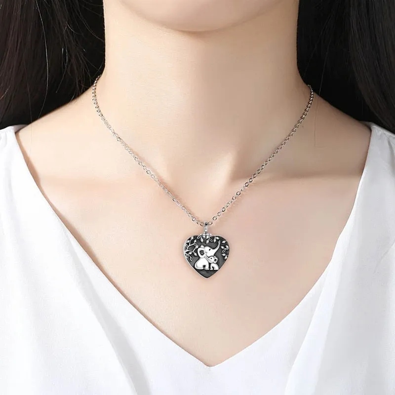 Cute Elephant Urn Necklace