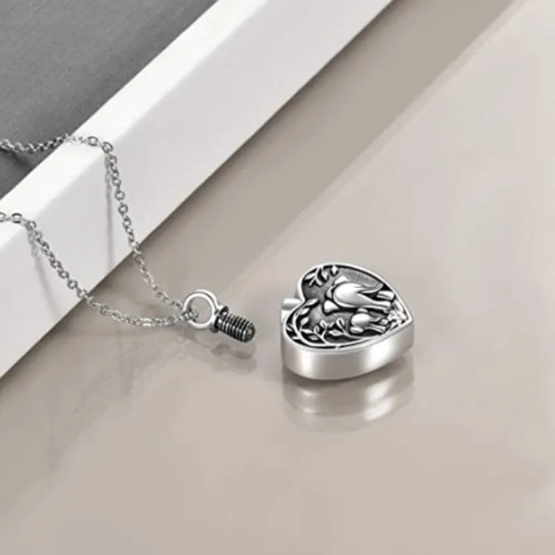 Cute Elephant Urn Necklace