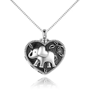 Cute Elephant Urn Necklace