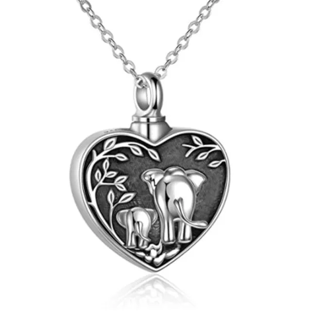 Cute Elephant Urn Necklace