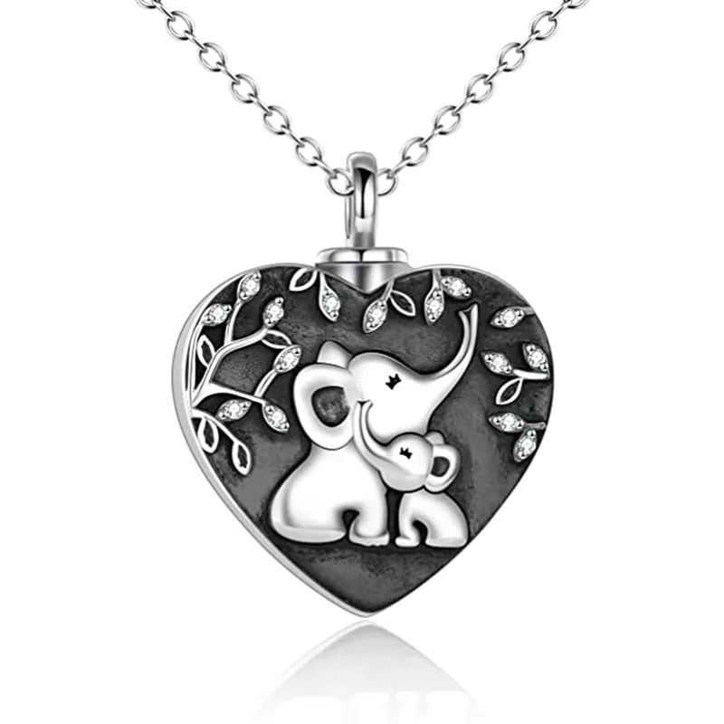 Cute Elephant Urn Necklace