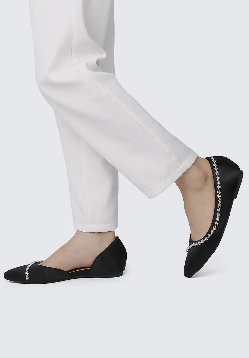 Delilah Comfy Ballerina In Black