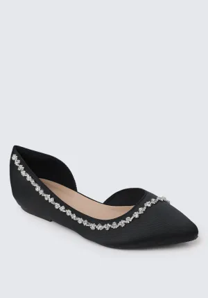 Delilah Comfy Ballerina In Black