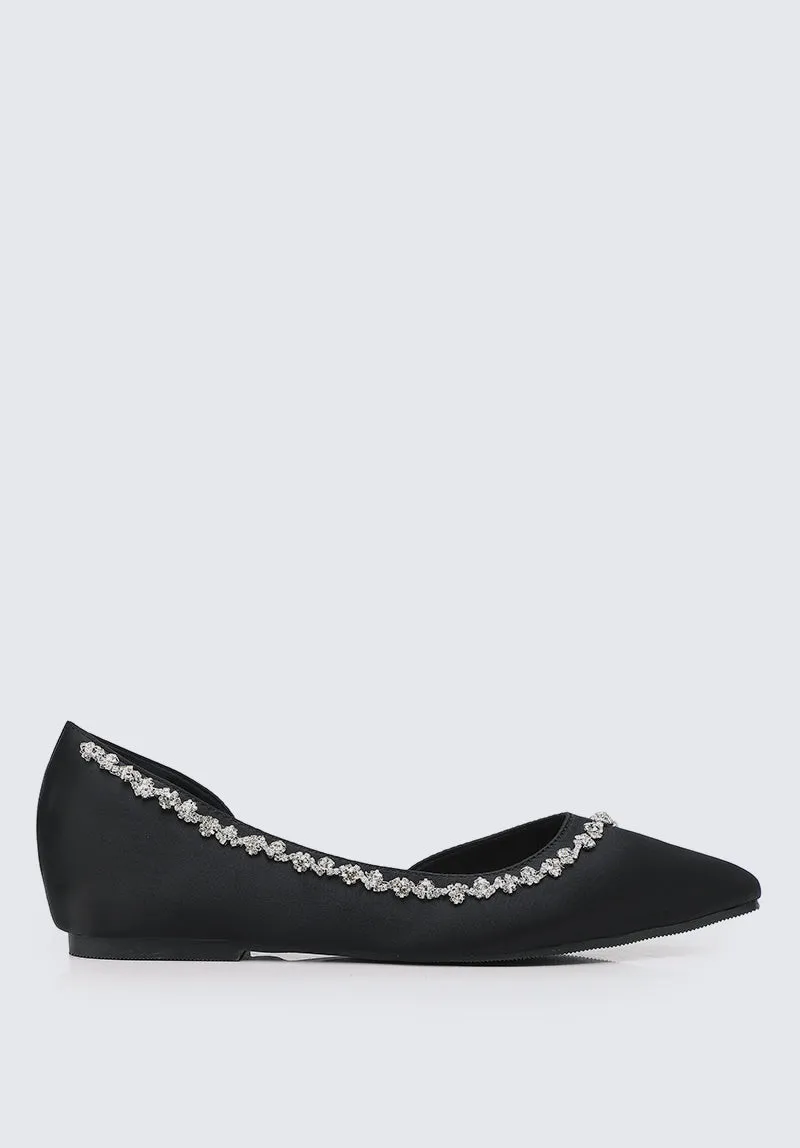 Delilah Comfy Ballerina In Black