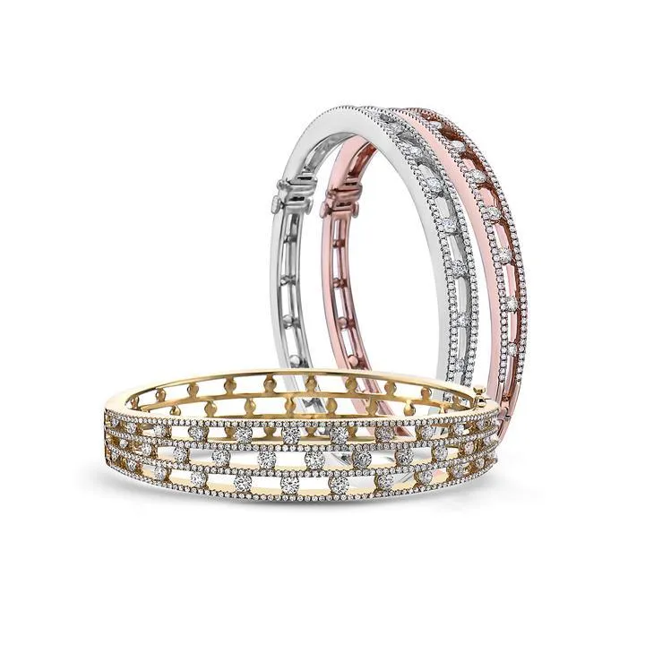 Diamond Air Bracelet, Yellow Gold
