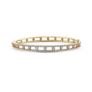Diamond Air Bracelet, Yellow Gold