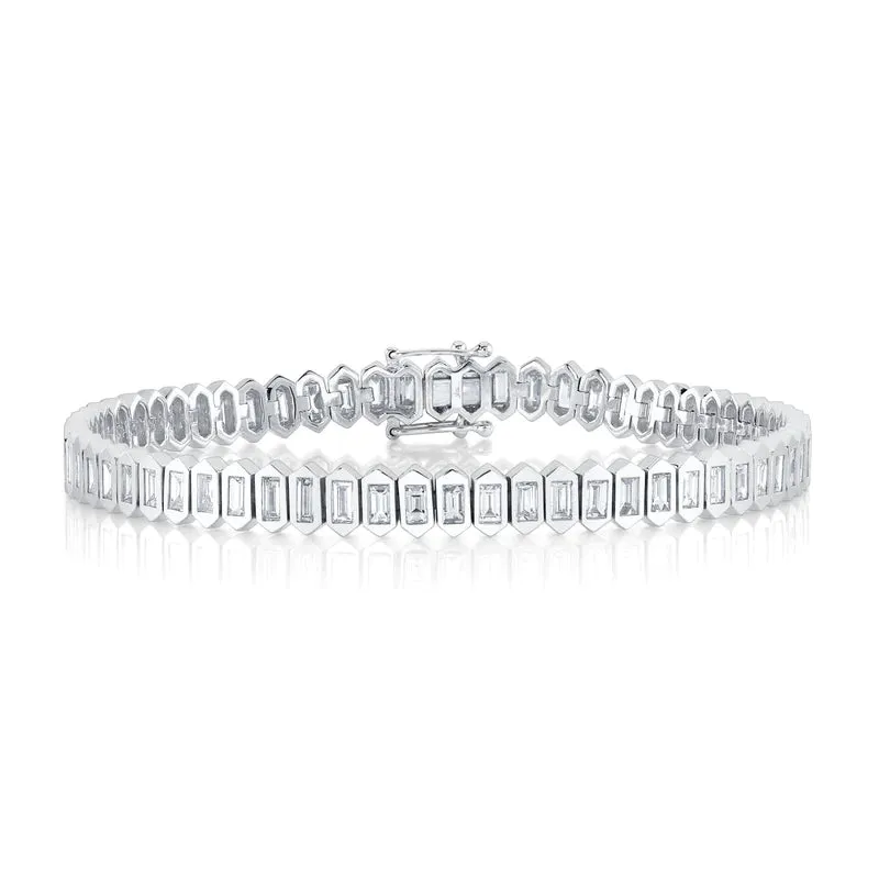 Diamond Baguette Tennis Bracelet