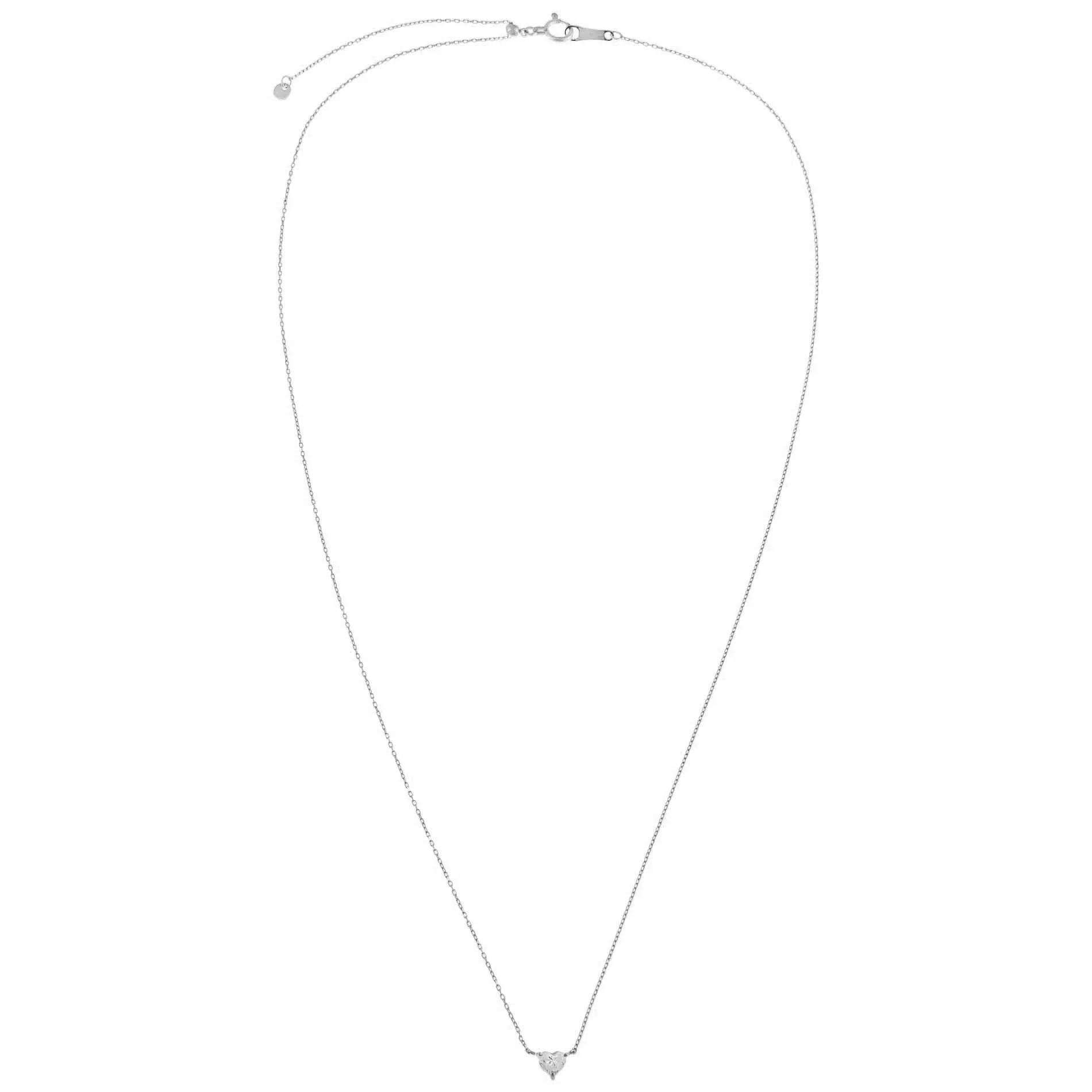 Diamond Heart Necklace 14K