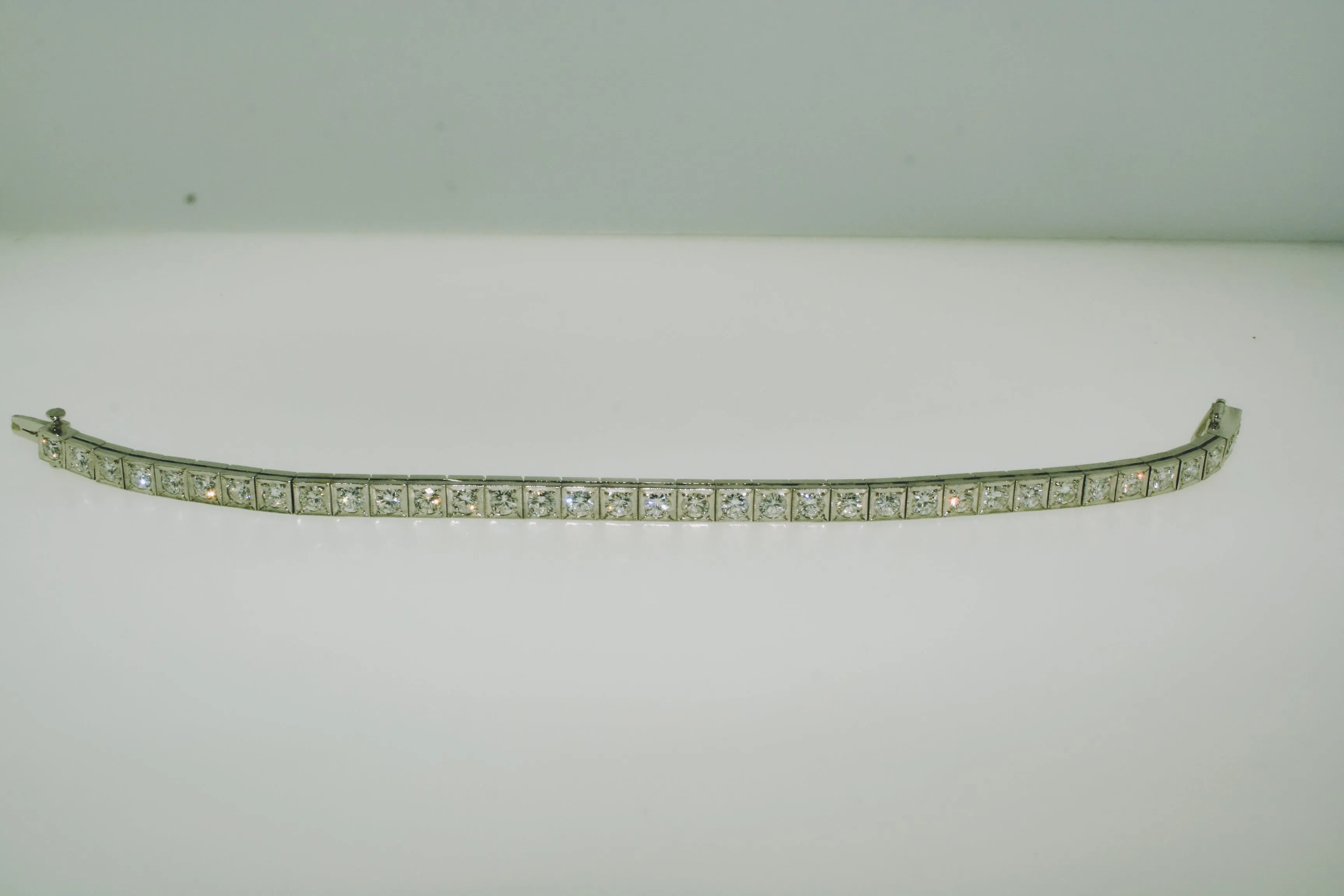 Diamond Tennis Bracelet in 14K White Gold
