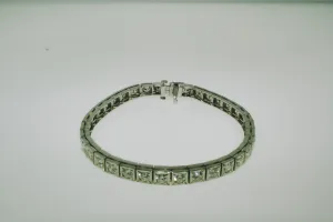 Diamond Tennis Bracelet in 14K White Gold