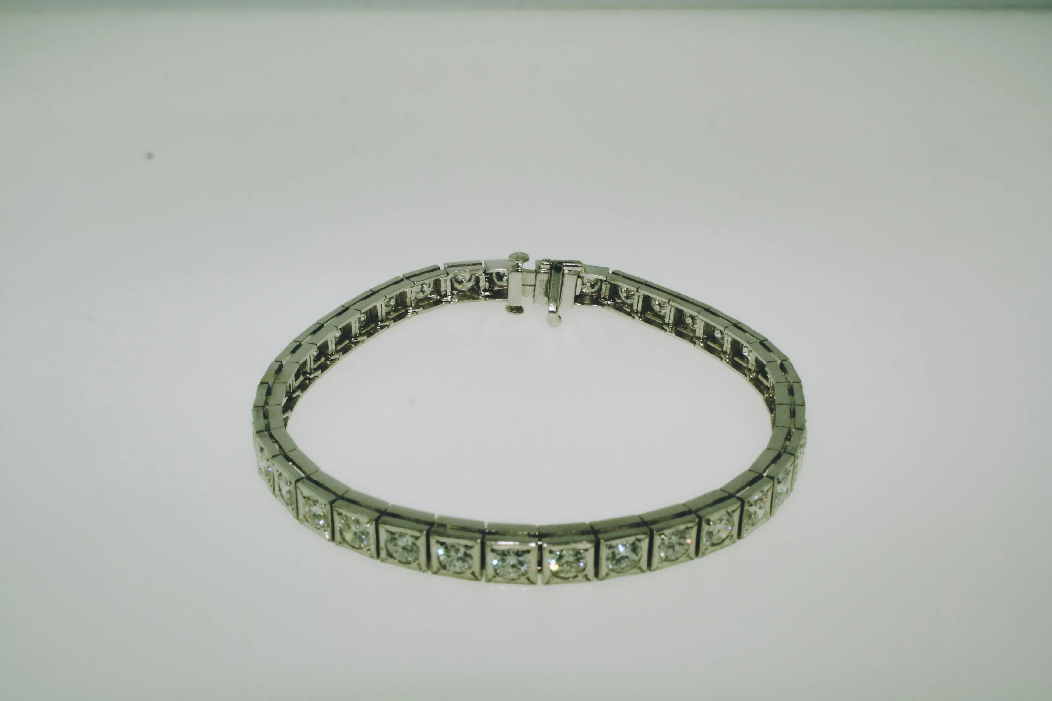 Diamond Tennis Bracelet in 14K White Gold