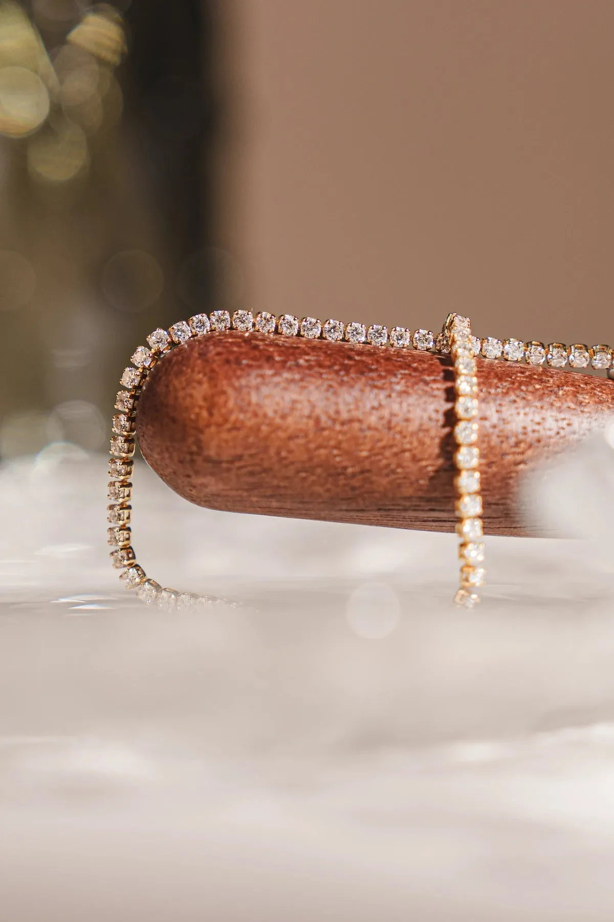 Diamond Whisper Tennis Bracelet