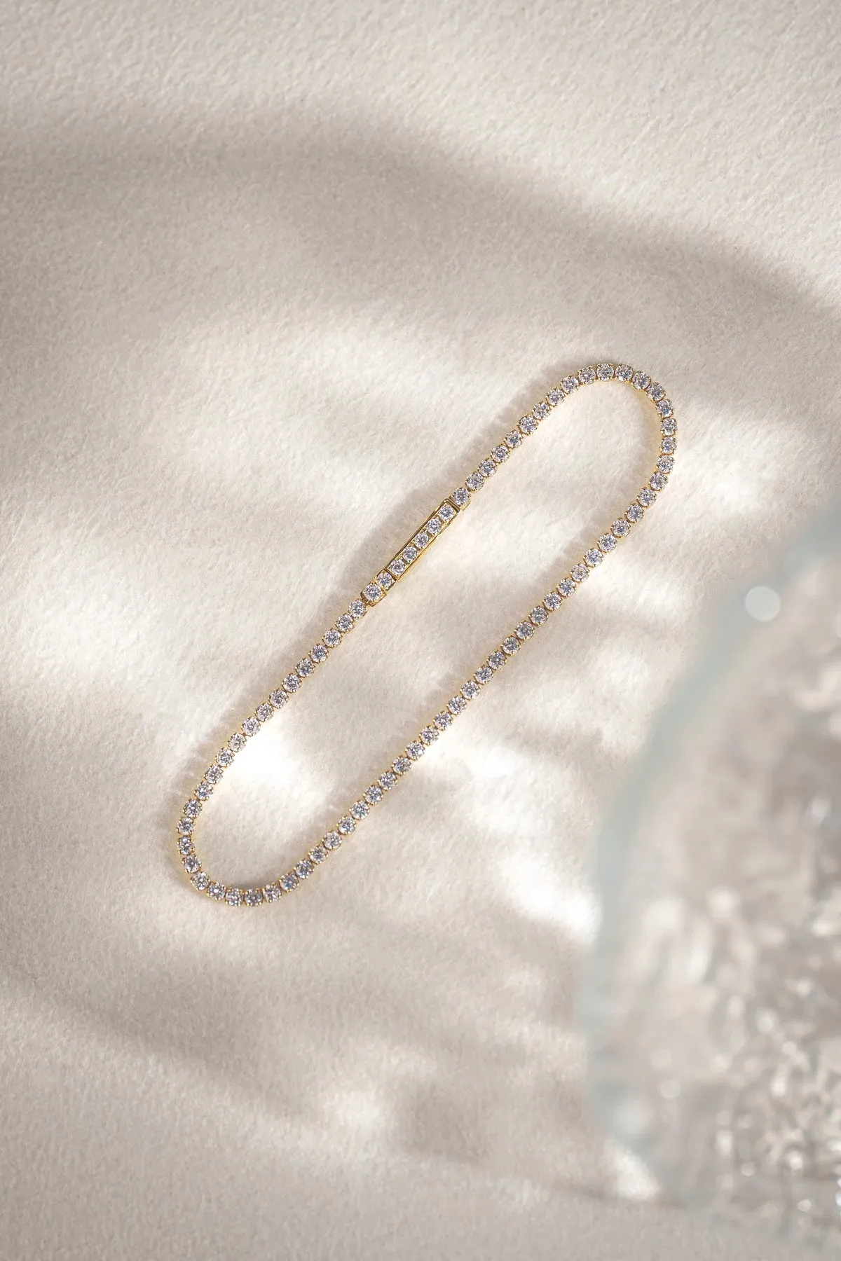 Diamond Whisper Tennis Bracelet