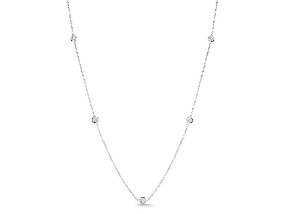 Diamonds by the Inch Seven Station Necklace