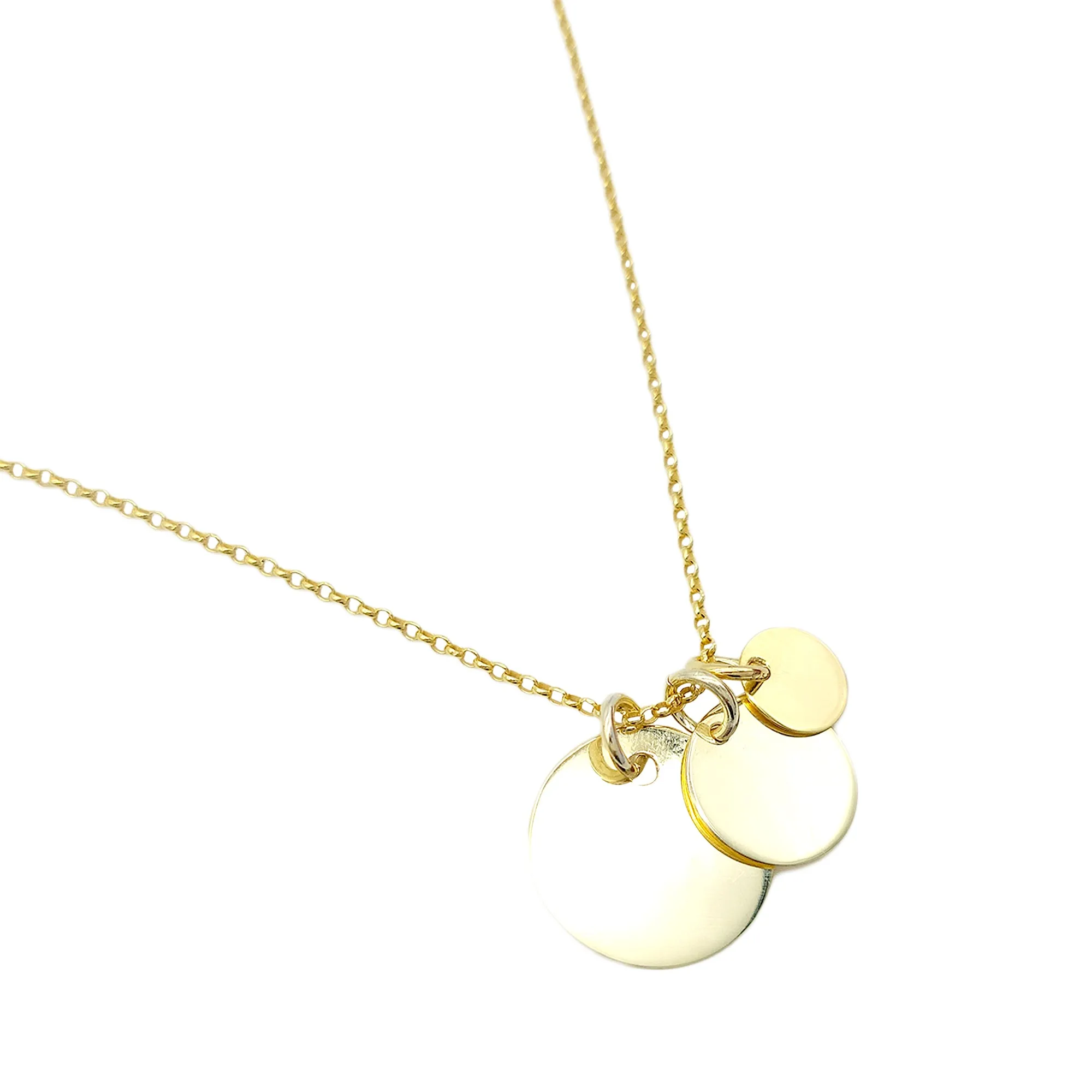 Disc Necklace - Gold
