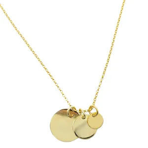 Disc Necklace - Gold