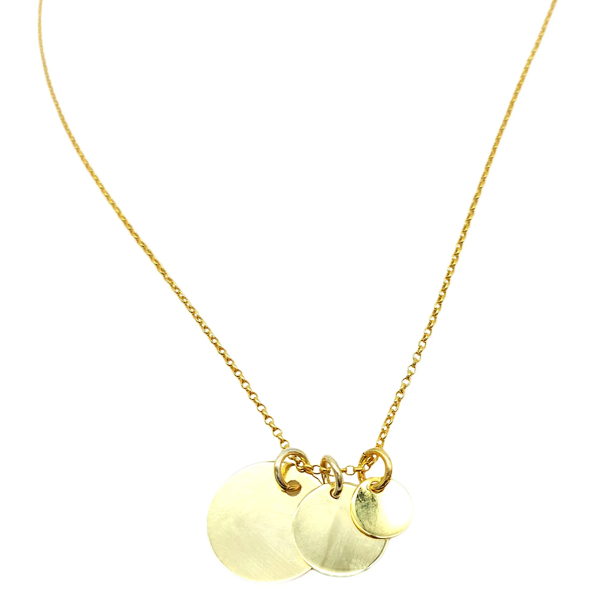 Disc Necklace - Gold
