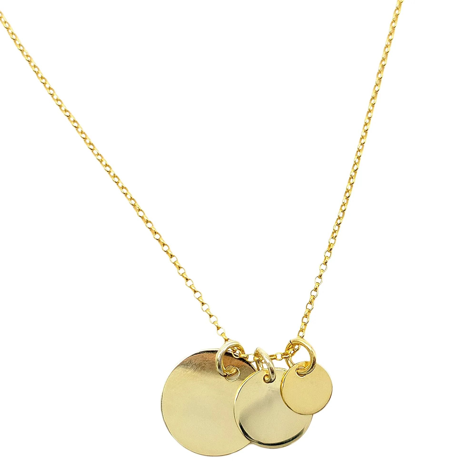 Disc Necklace - Gold