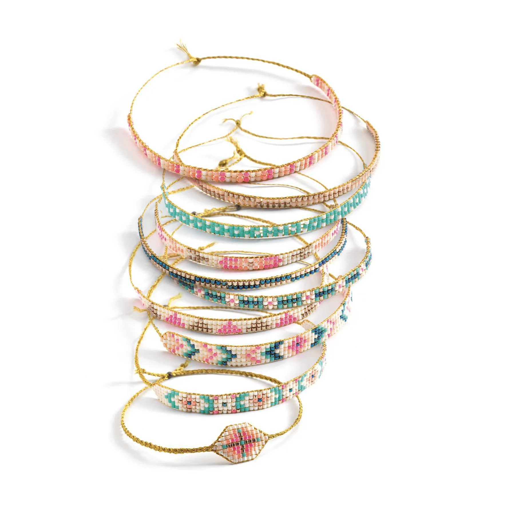 Djeco - Tiny Beads bracelets & loom craft set