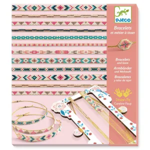 Djeco - Tiny Beads bracelets & loom craft set