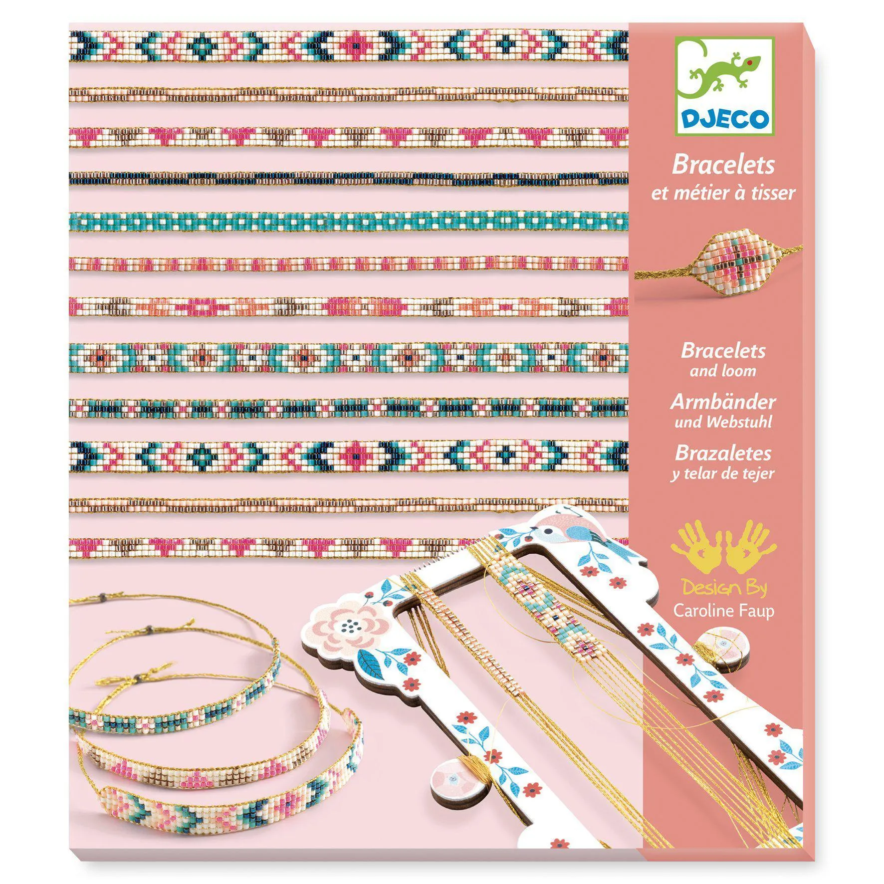 Djeco - Tiny Beads bracelets & loom craft set