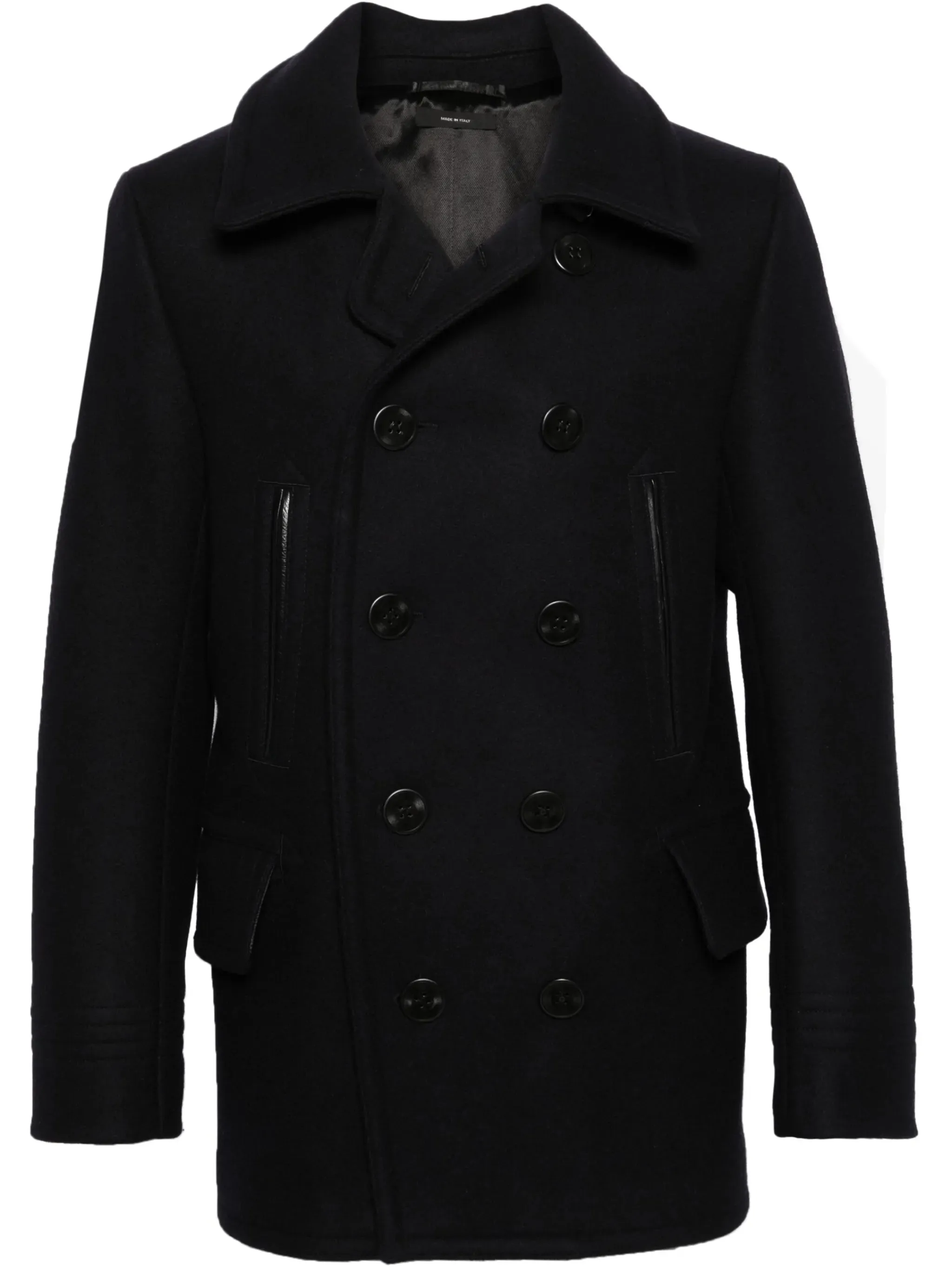 double-breasted Budget-friendly peacoat High-performance Melton