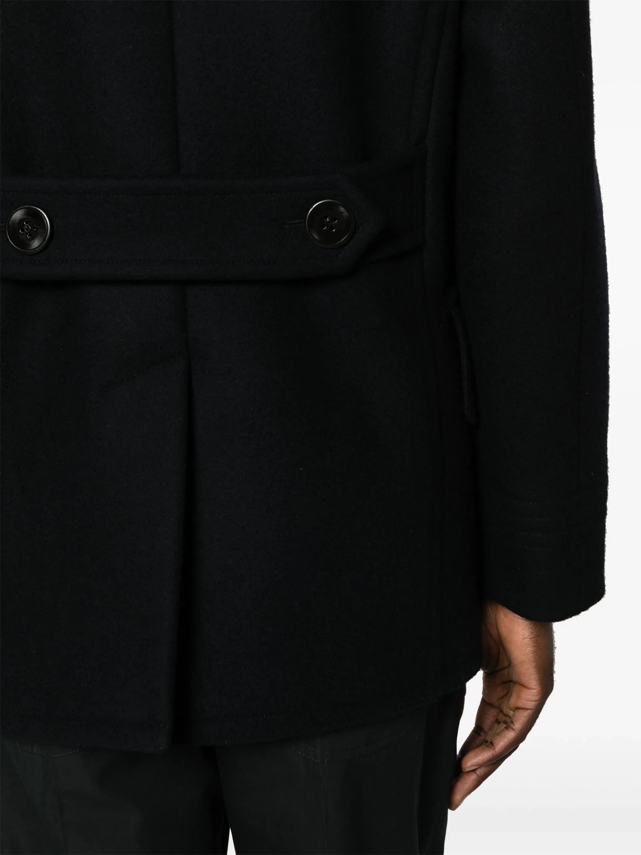 double-breasted Budget-friendly peacoat High-performance Melton