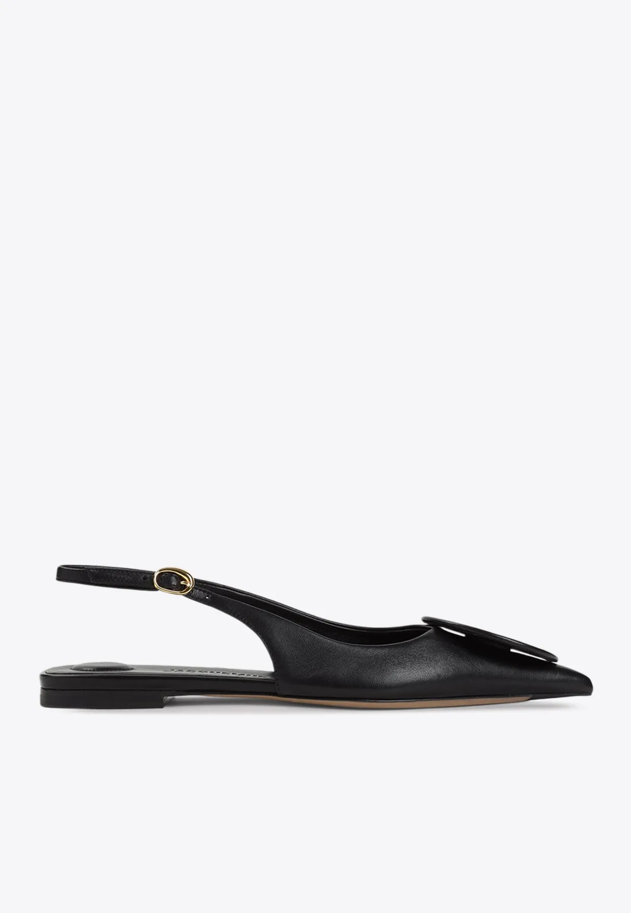 Duelo P Leather Slingback Flats