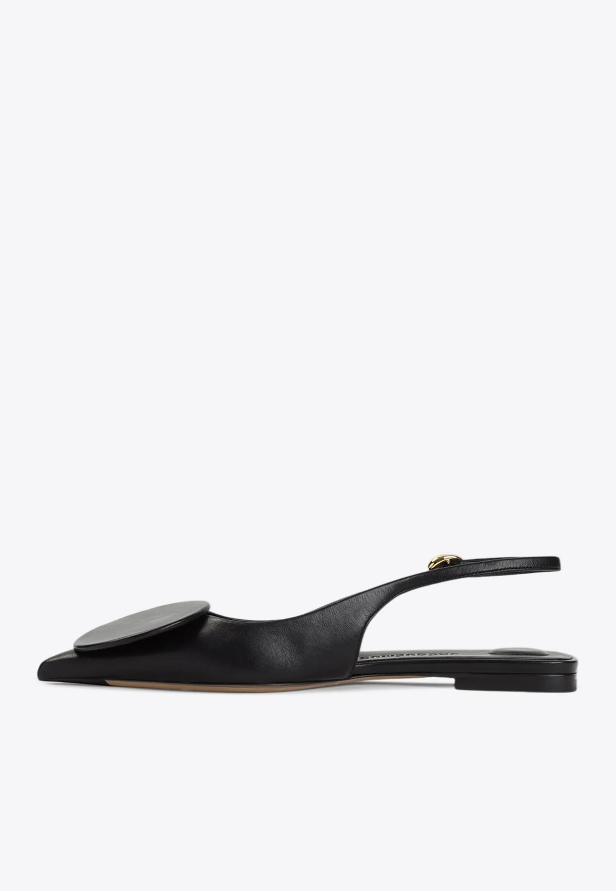 Duelo P Leather Slingback Flats