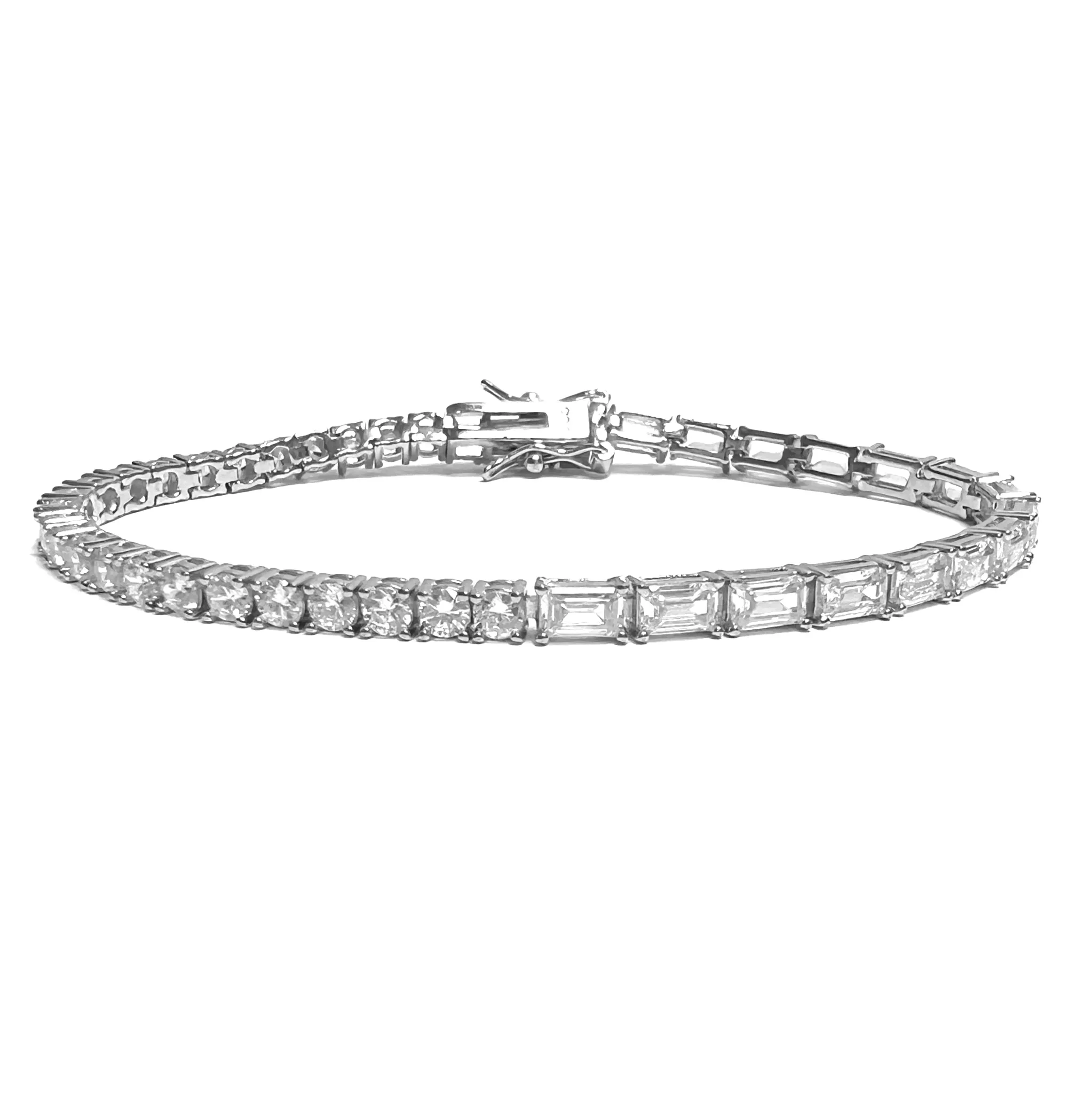 Duo Shape Tennis Bracelet