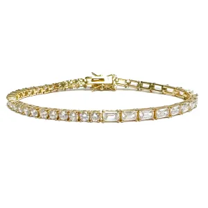 Duo Shape Tennis Bracelet