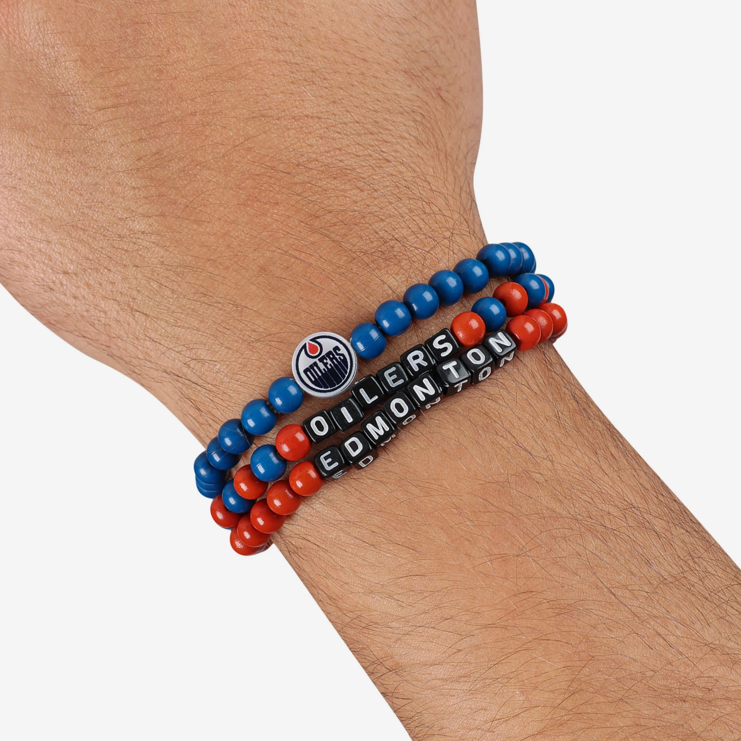Edmonton Oilers 3 Pack Beaded Friendship Bracelet