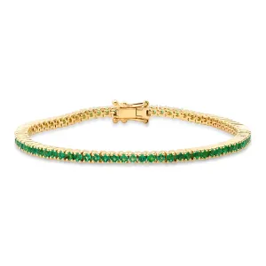 Emerald Classic Tennis Bracelet