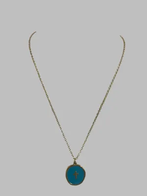 Enamel cross necklaces